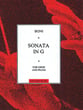 SONATA IN G MAJOR OBOE IMPORT cover